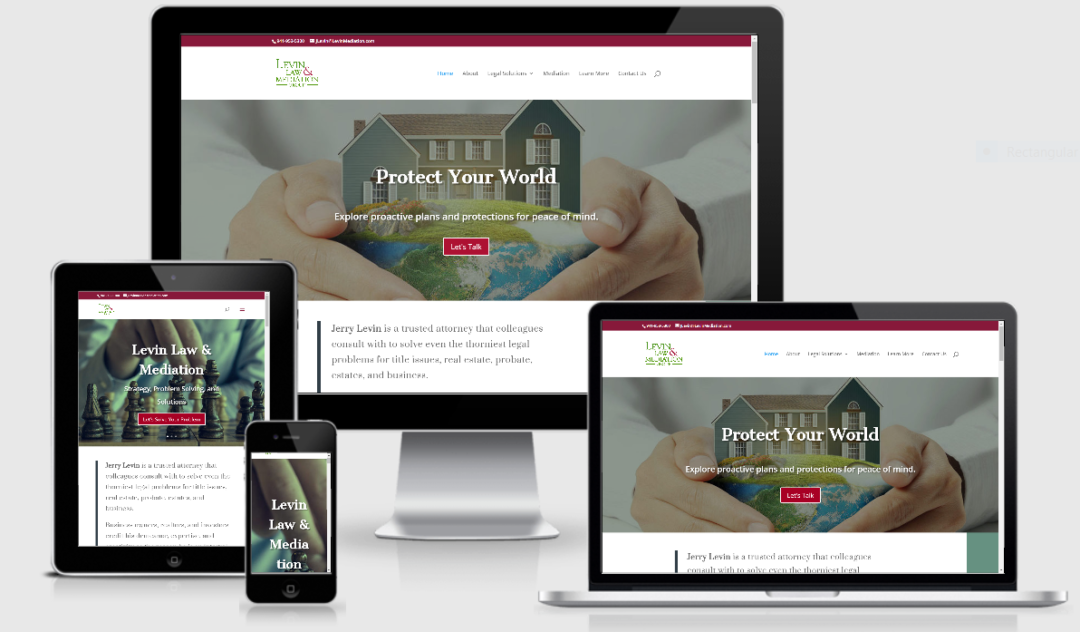 Vision marketing website for law firm